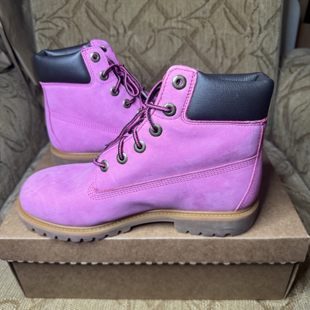 Breast Cancer Awareness Timberland‎ Boots Men's 7 - Picture 3 of 8